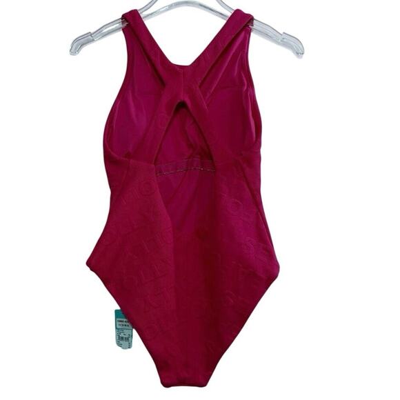 Seafolly High Neck Maillot in Persian Pink 
US Size 10 - Picture 3 of 4